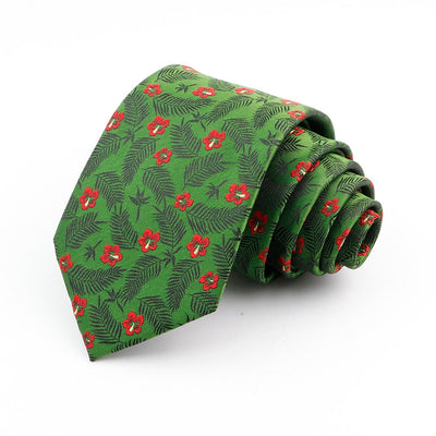 Cravatta a Fiori Verdi