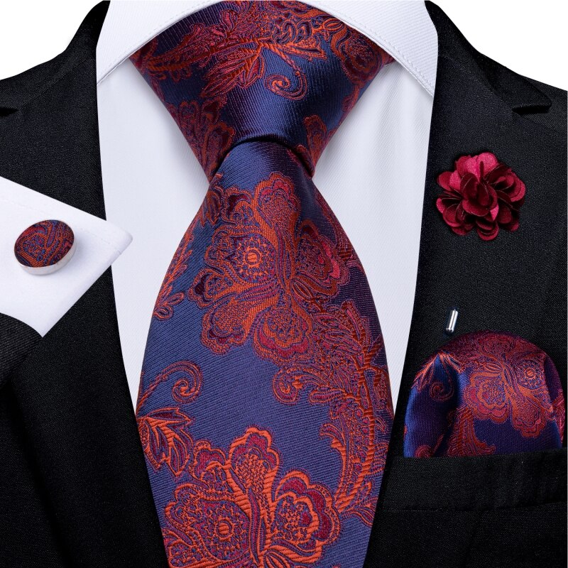 Cravatta Paisley Blu