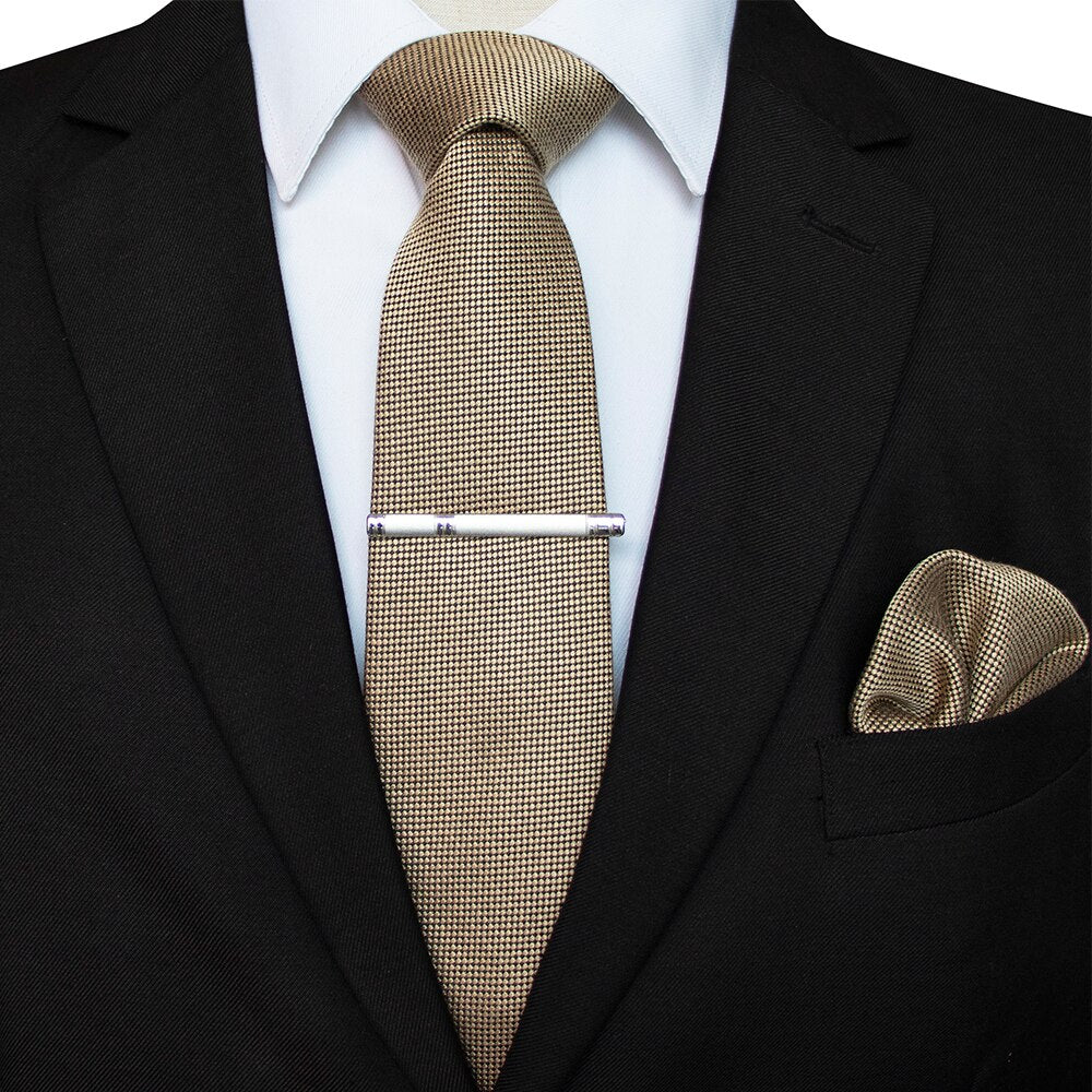 Cravatta in Lana Beige