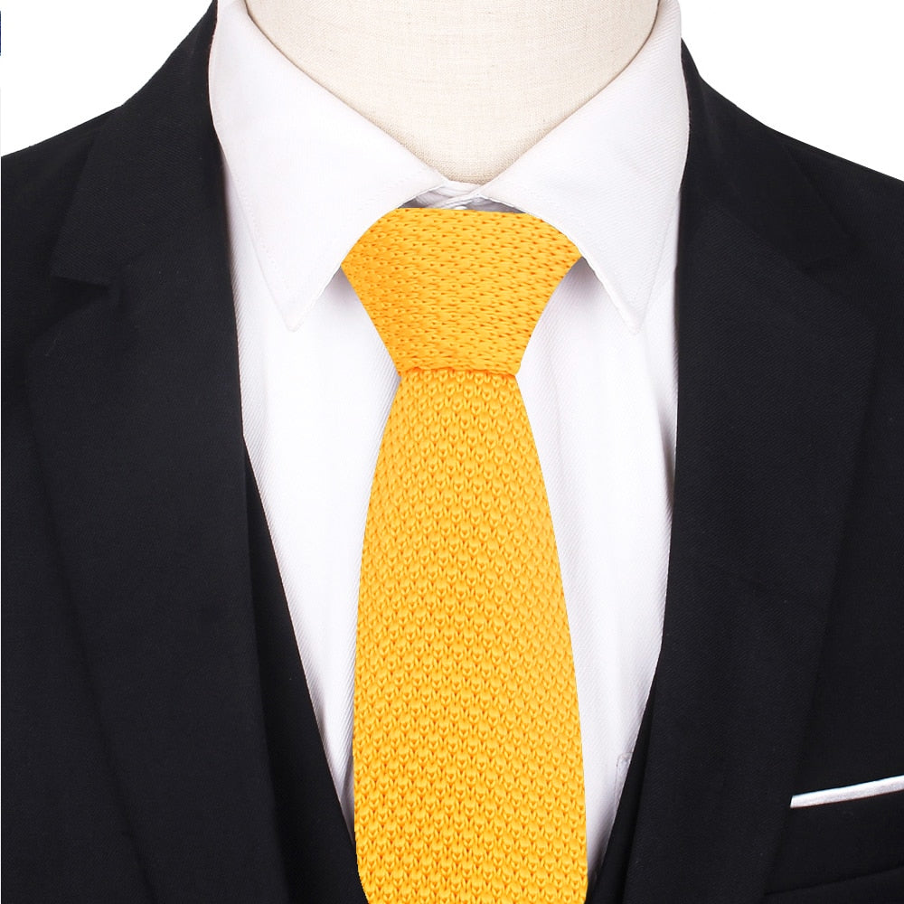 Cravatta in Maglia Gialla1