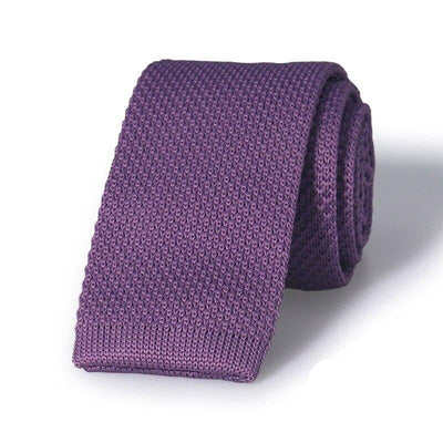 Cravatta in Maglia Viola
