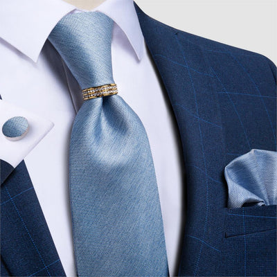 Cravatta Grigio Blu