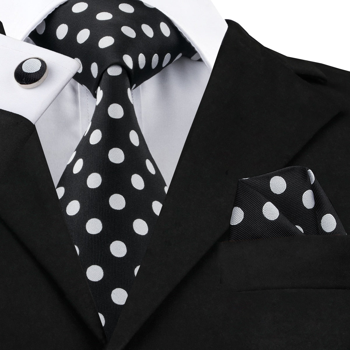 Retreez - Cravatta da uomo moderna a pois - Tessuto in microfibra – vari colori Blue with White Dots Taglia unica Retreez - Cravatta da uomo moderna a pois - Tessuto in microfibra – vari colori Blue with White Dots Taglia unica