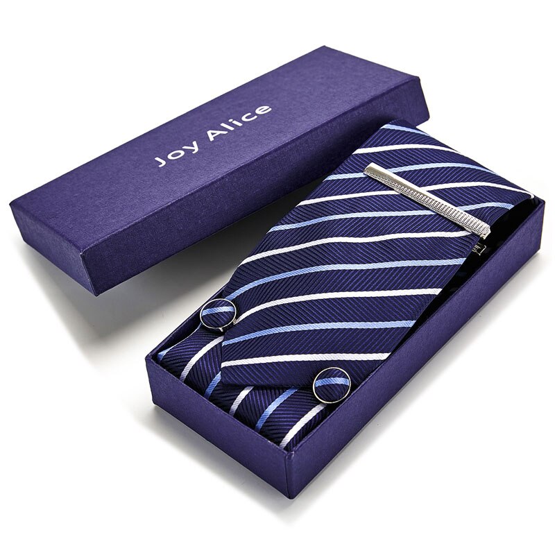 Cravatta Blu Navy Abito Nero