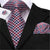 Cravatta con Motivo Rosso, Blu e bianco