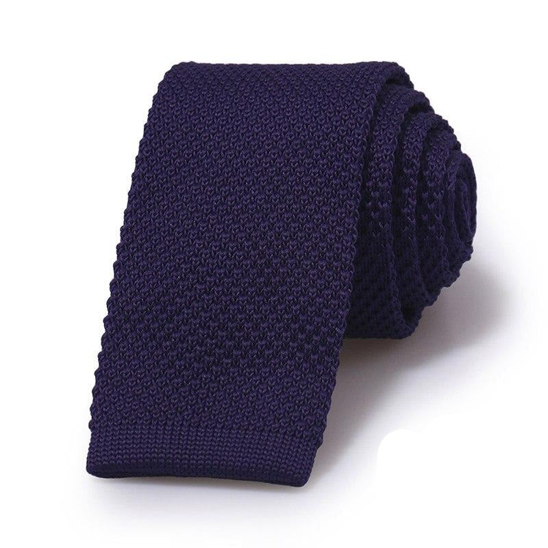 Cravatta in Maglia Viola