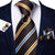 Cravatta Marrone, Gialla e Blu