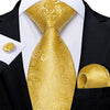 Cravatta Semplice in Cashmere Giallo