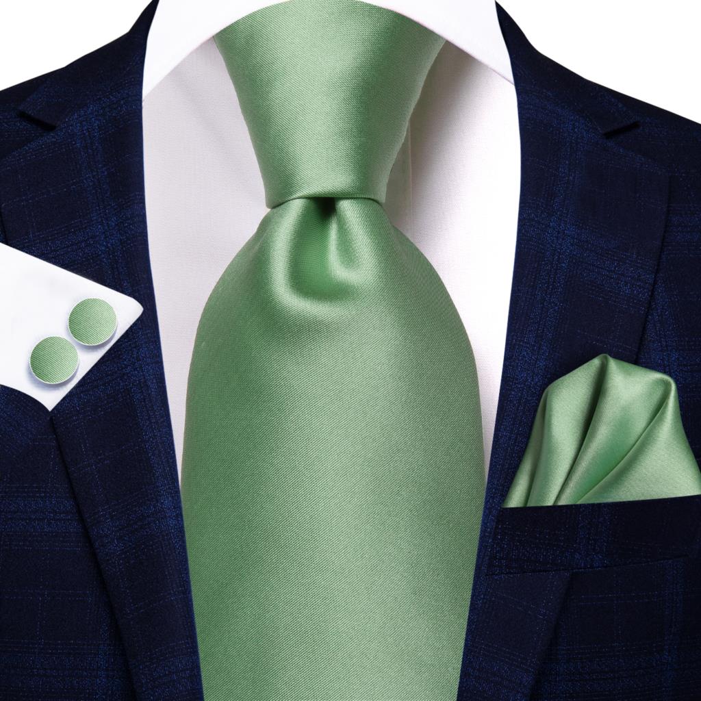 Cravatta Tinta Unita Verde Pistacchio