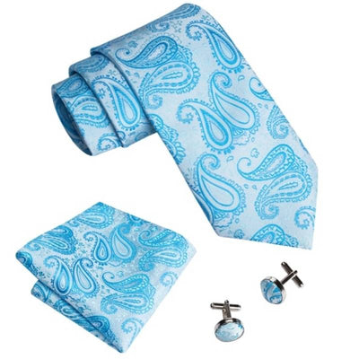 Cravatta con Motivo Blu