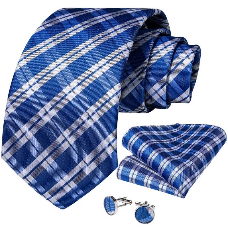 Cravatta Tartan Blu