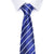 Cravatta a Righe Bianche e Blu