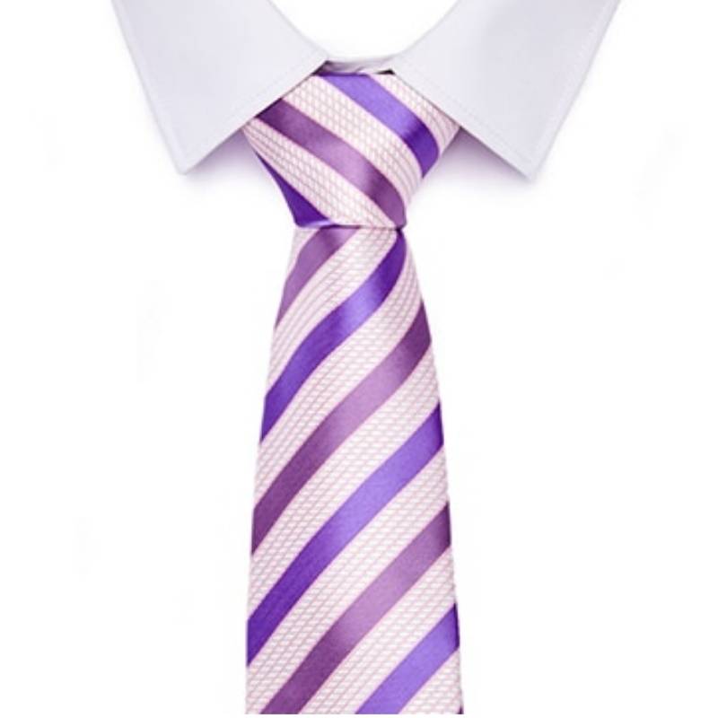 Cravatta Viola Rosa