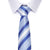 Cravatta a Righe Bianche, Blu Royal e Celesti