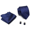 Cravatta Blu a Pois Bianchi