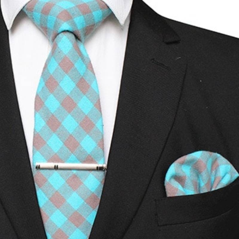 Cravatta Blu e Grigia