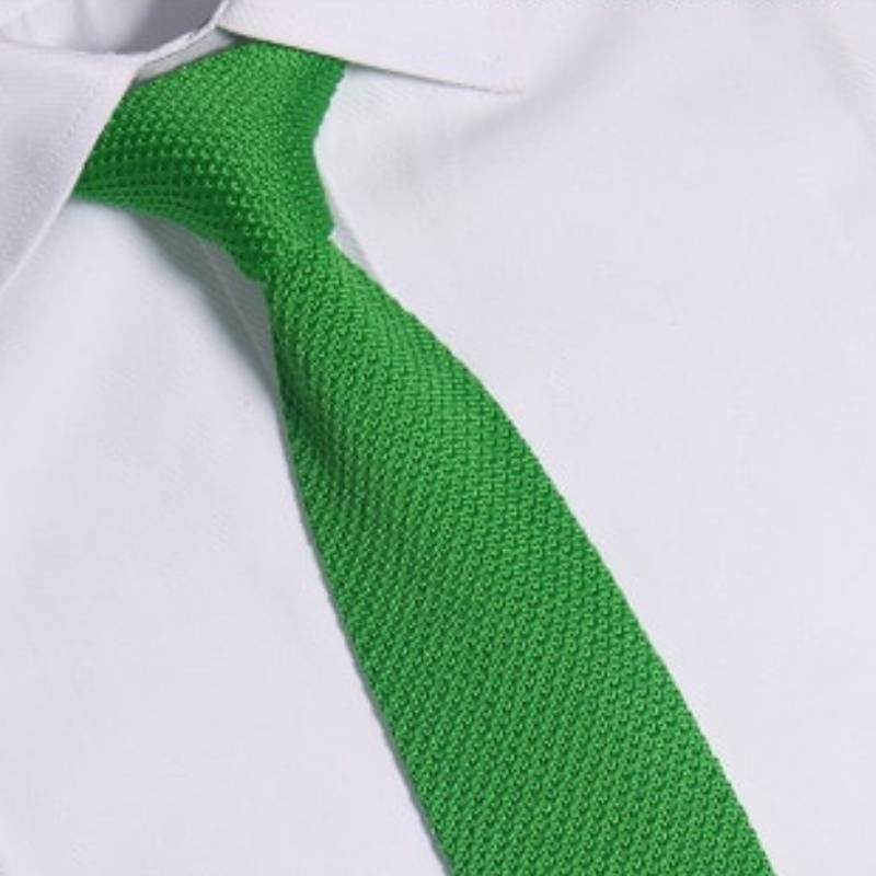 Cravatta in Maglia Verde