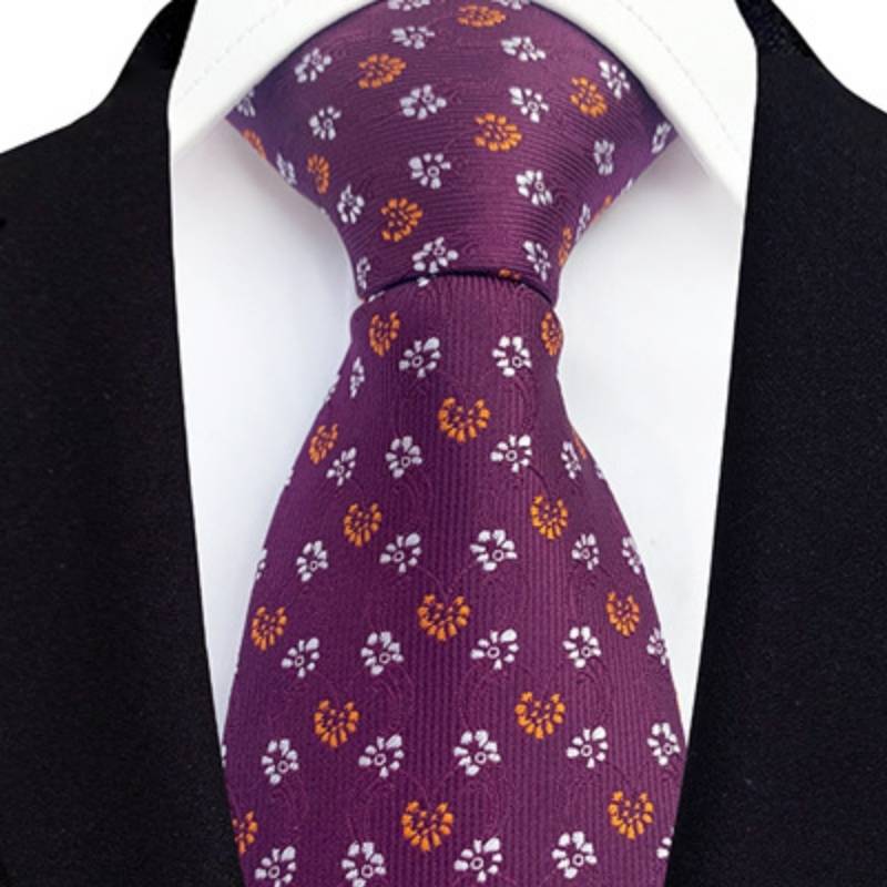 Cravatta Fantasia Bordeaux